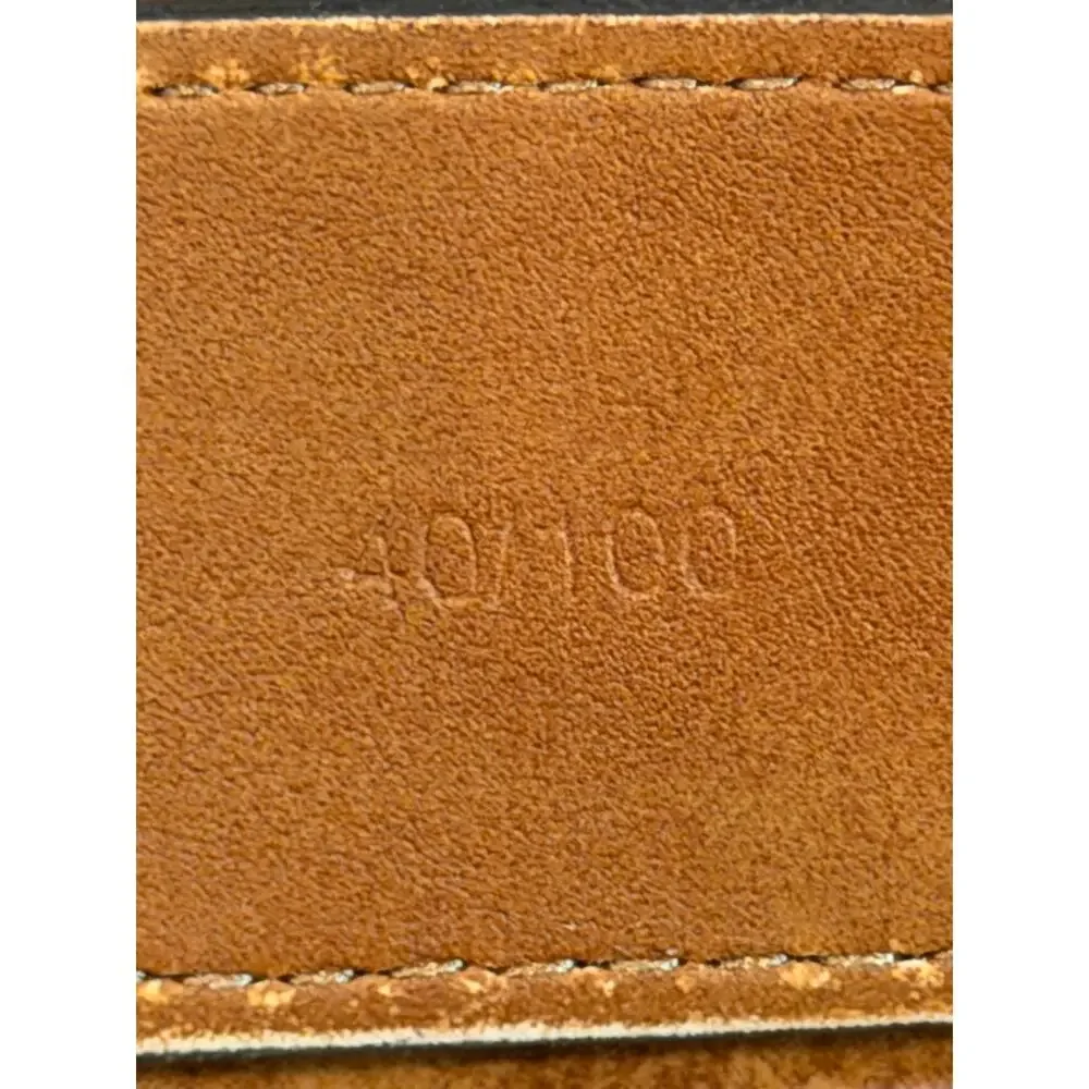 Jos A Bank Brown Genuine Leather Men's Belt Size 40